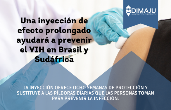 Una inyección de efecto prolongado ayudará a prevenir el VIH en Brasil y Sudáfrica￼